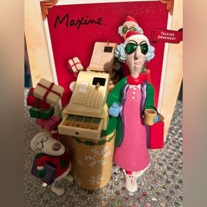 Hallmark Keepsake Maxine’s “Crabby Mall-idays” Talking Ornament 2004 QLX7641 NIB